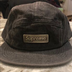 SS18 Grey Metal Plate Camp Hat